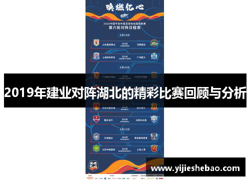 2019年建业对阵湖北的精彩比赛回顾与分析